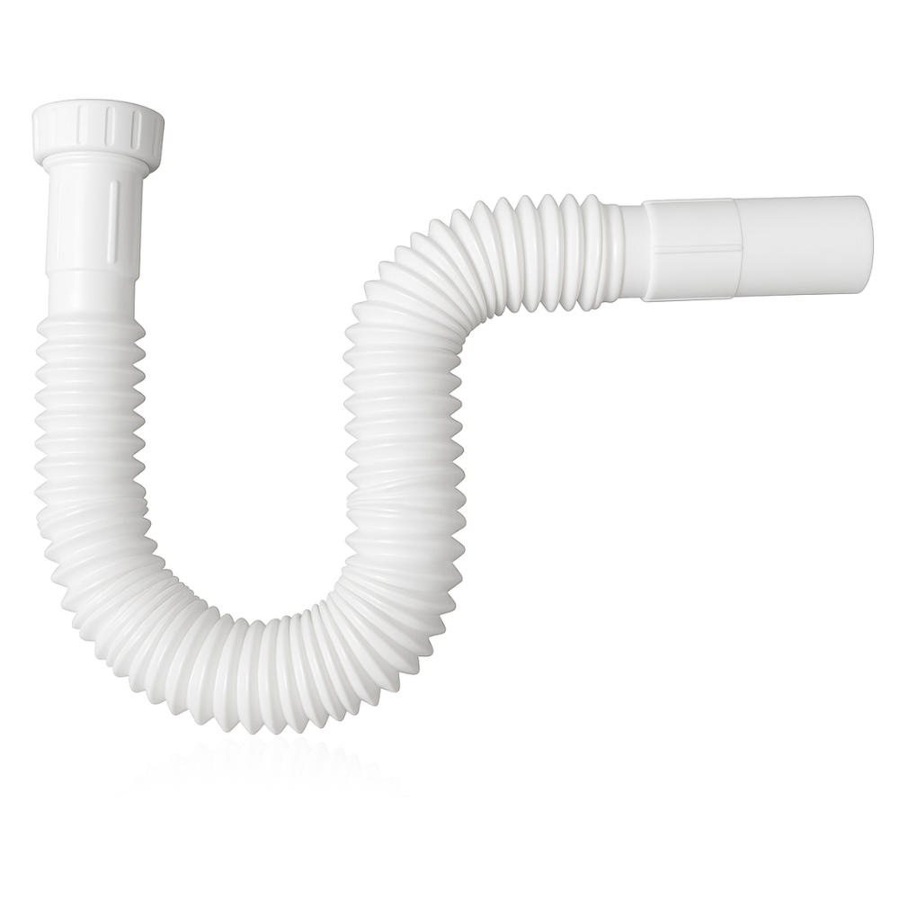 Flexible Sink Waste Pipe | Adjustable Drain Hose for Kitchen & Bathroom Sinks (Pack of 1)